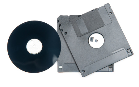 Floppy Disk isolated on white background.の写真素材