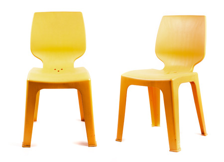 Chair isolated on white backgroundの写真素材