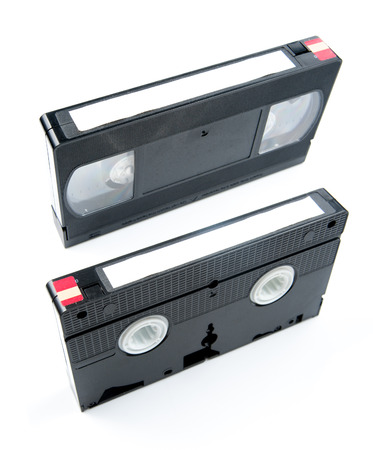 Videotape Isolated On White Background.の写真素材