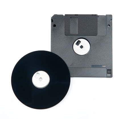 Floppy Disk isolated on white background.の写真素材
