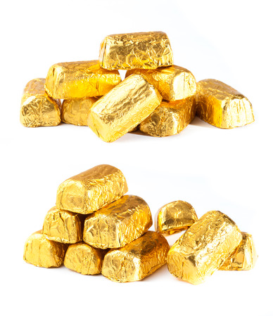 Shiny Gold bars photoの写真素材