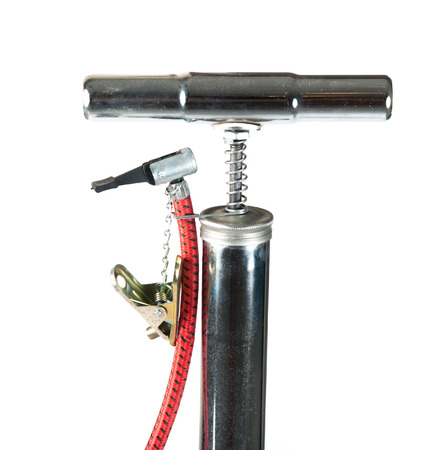 Air pump isolated on a white backgroundの写真素材