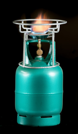 blue gas balloon