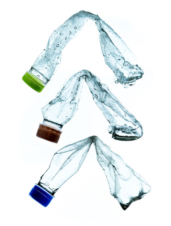plastic bottle recycledの写真素材