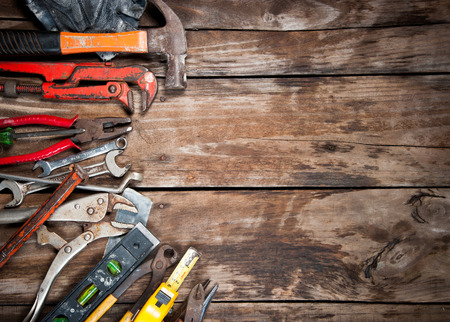 tool renovation on  wood