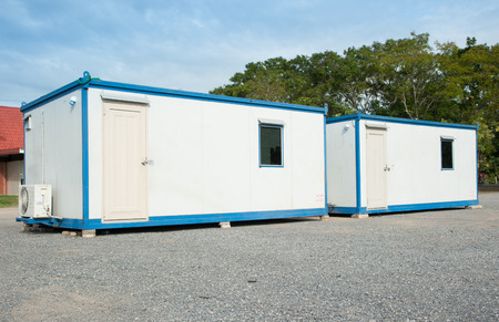 Cargo container houseの写真素材