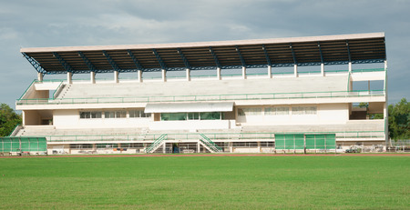 sports stadium and blue skyのeditorial素材
