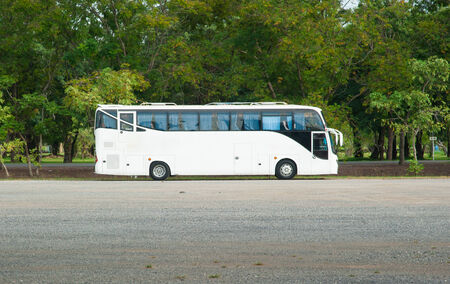 White Tour or Private Charter Busの写真素材