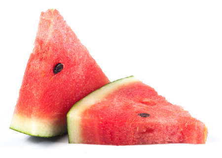 water melon on white backgroundの写真素材