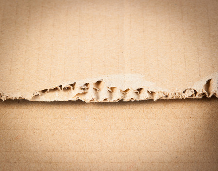 Corrugated cardboard as a backgroundの写真素材