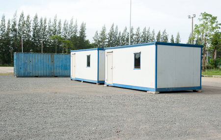 Cargo container houseの写真素材