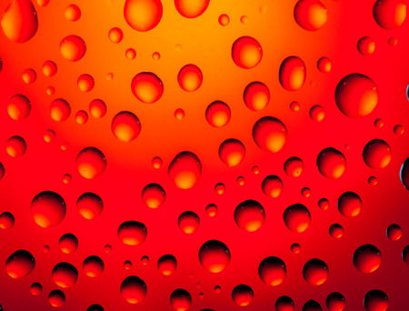 Background of water drops on glassの写真素材