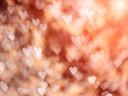Valentine 's Day bokeh backgroundの写真素材