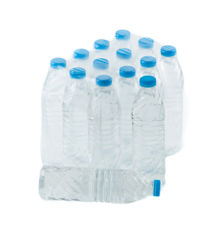 packed bottled waterの写真素材