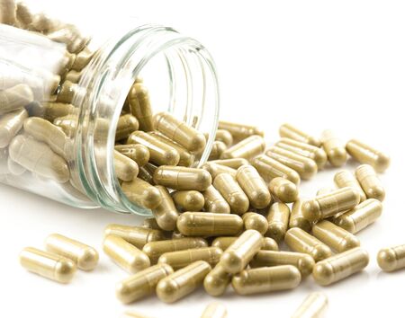 herbal pillsの写真素材