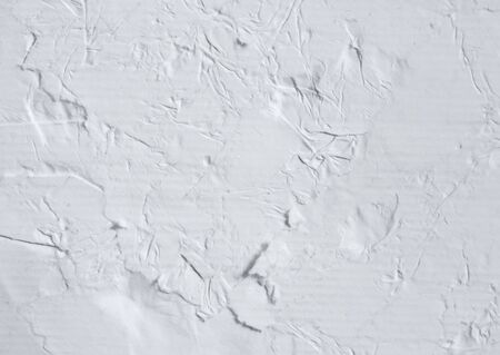 Old eco paper kraft,White crumpled paper pattern and texture for background.の写真素材