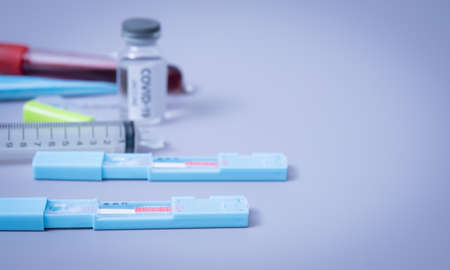 Medical apparatus equipment on the tableの写真素材