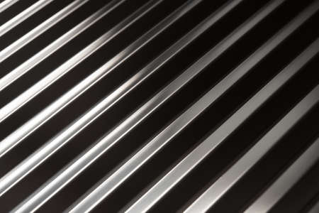 Abstract metal design,Reflection of High Definition Silver Metallic and Textured Backgroundの写真素材