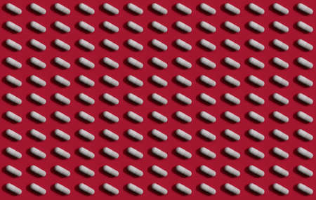 Medicine concept,Pattern made with Pills or capsulesの写真素材