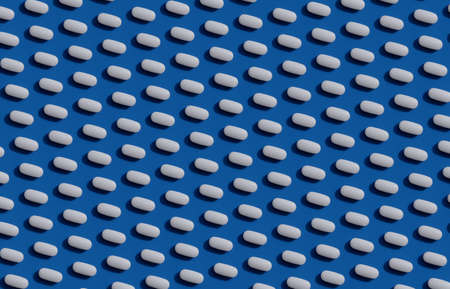 Medicine concept,Pattern made with Pills or capsules
