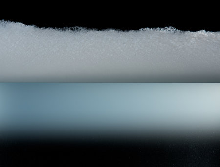 Closeup of layer of tiny bubbles,bubbles created with water and washing up liquidの写真素材