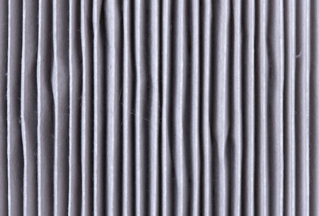 Close-up on dirty cabin pollen air filter for a car