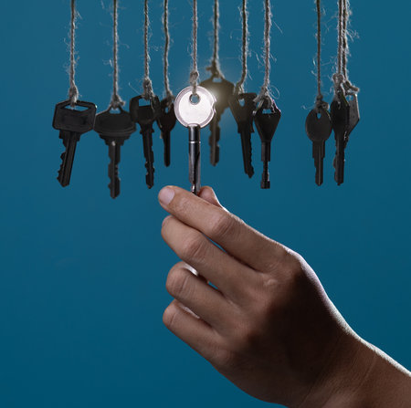 Hand Selecting the Right Key from a Group: Solution and Opportunity Concept