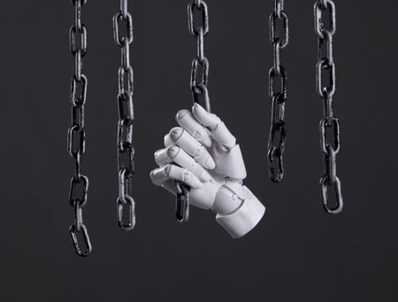 Robotic Hand Grasping Heavy Chains