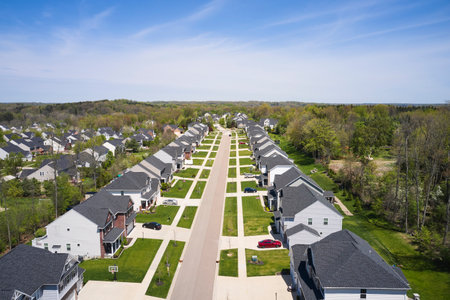 A quiet neighborhood in Copley Ohio. Copley is located in Ohio, not far from Cleveland and Akron....