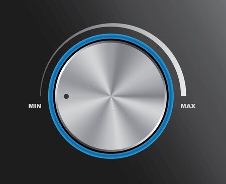 Volume button on speakerのイラスト素材