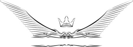 Heraldic symbolのイラスト素材