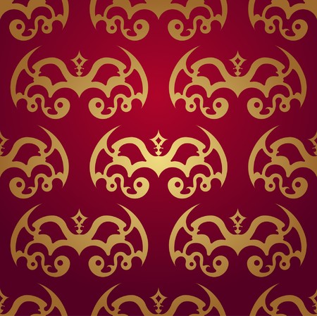 Seamless pattern in pointed style.のイラスト素材