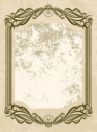 Elegant vintage frameのイラスト素材