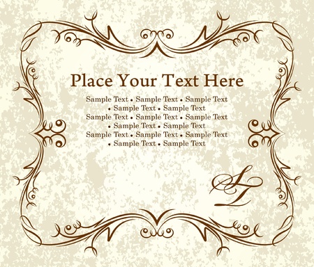 Vintage vector background. のイラスト素材