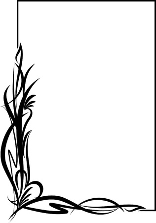 Retro-styled frame. のイラスト素材