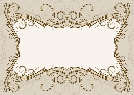 Elegant vintage frameのイラスト素材
