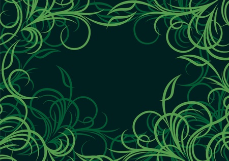 Elegant green background のイラスト素材