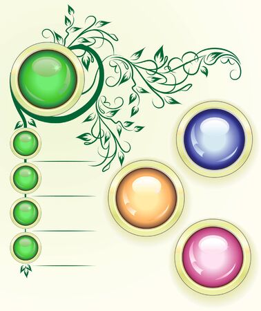 elements for web design のイラスト素材