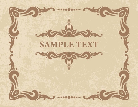 decorative vintage background のイラスト素材