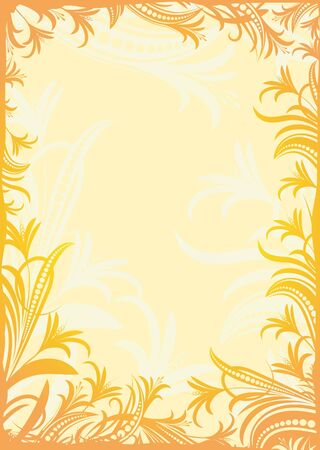 Decorative floral background. のイラスト素材