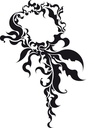 Unusual vintage frame の写真素材