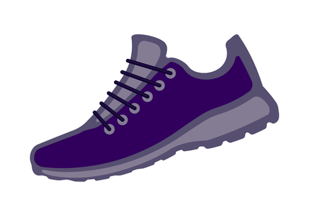 Sport shoes icon, colorful sneakers illustration for your design.のイラスト素材