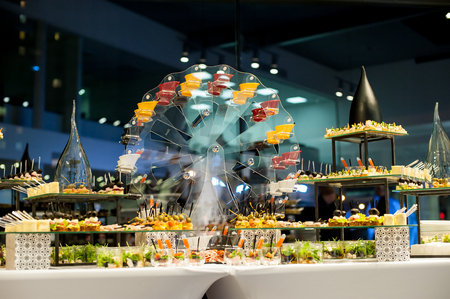 Carousel of foodの写真素材