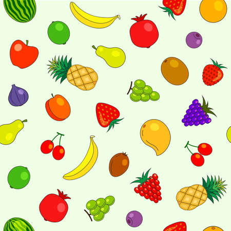 Color Fruit's Patternのイラスト素材