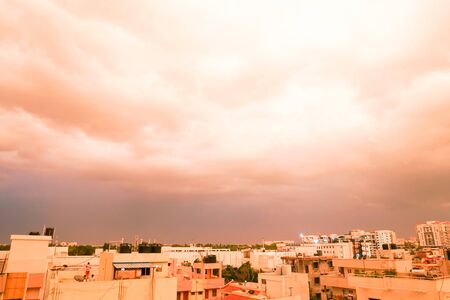 storm clouds - dramatic sky background