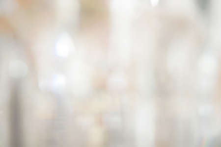 sunlight shining through water glassの写真素材