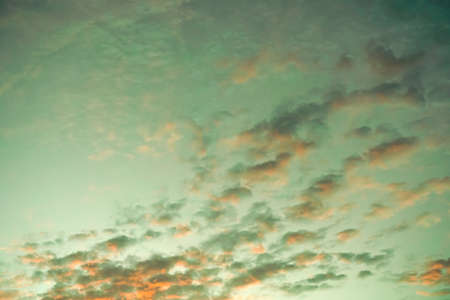 sunset over the building of a city