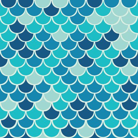 Vector fish scale seamless pattern background.Pefect for packaging, wallpaper, scrapbooking projectsのイラスト素材