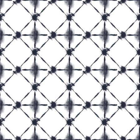 Tie dye indigo seamless pattern background.のイラスト素材