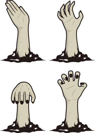Zombie Hand (1)のイラスト素材